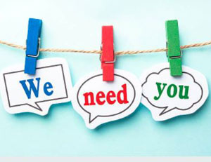 Volunteer - we need you